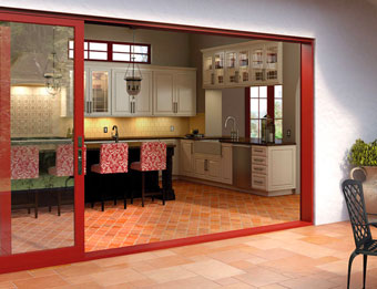 Patio doors and moving wall systems